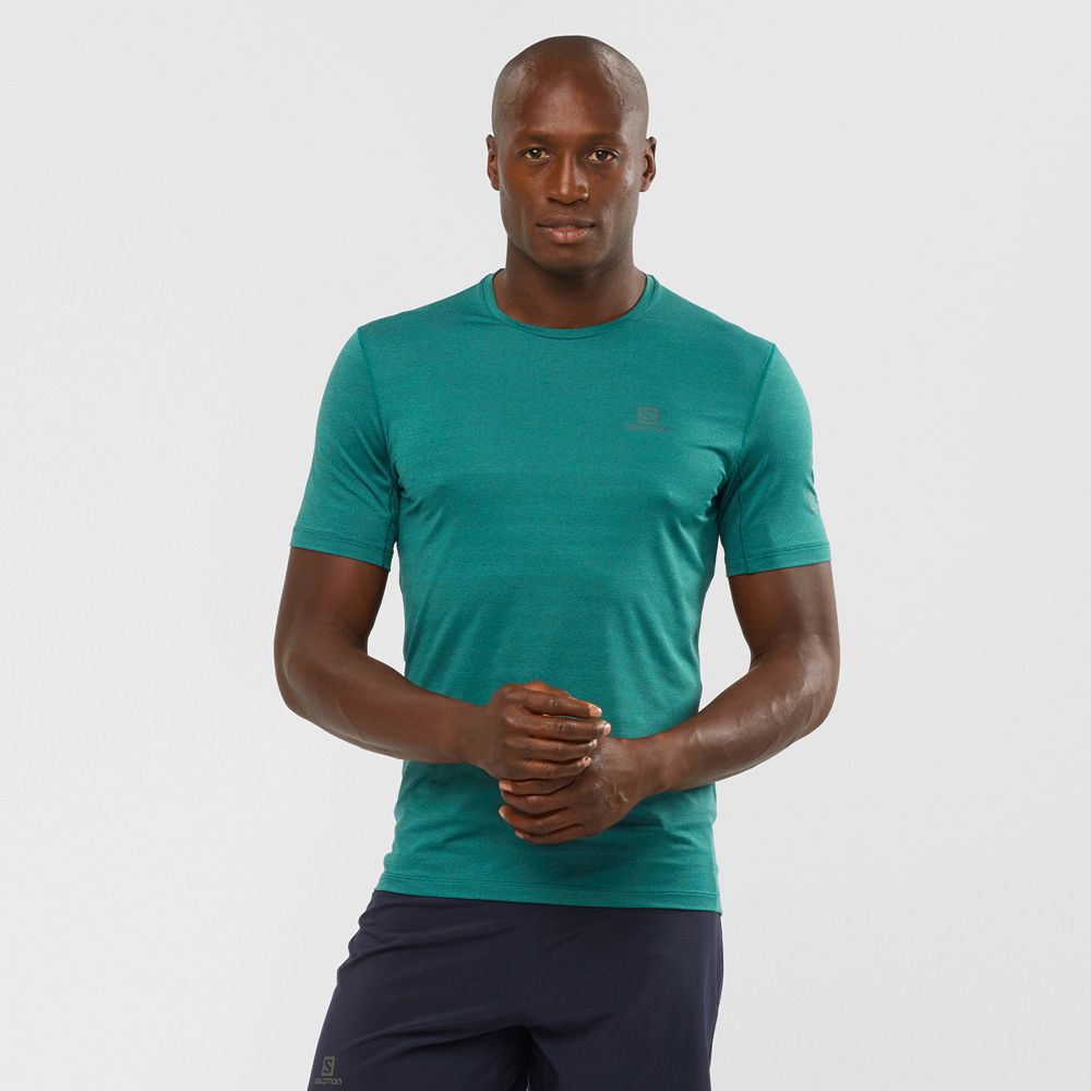 Salomon Israel OUTLINE - Mens T shirts - Green (GLHK-19270)